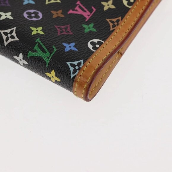 LOUIS VUITTON Multicolor Agenda PM Day Planner Cover Black R20895 LV Auth BA6675 - Picture 5 of 16